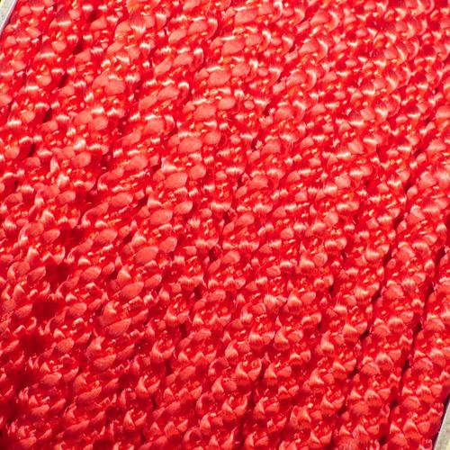 Woven Rattail Cord 3mm 5 metres   Red for jewellery making