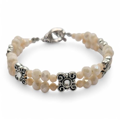 Vander Bracelets Makes 2 nude bracelet making kit — DIY set with beads and instructions for creating handmade jewelry