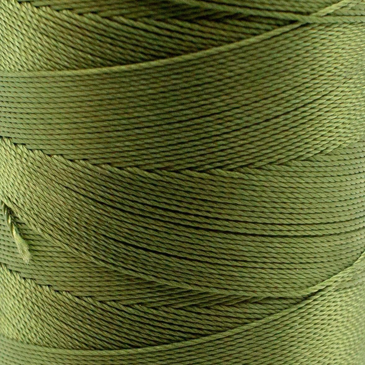 Micro Macrame Cord 6ply 0.2mm 9 metres   Olive for jewellery making