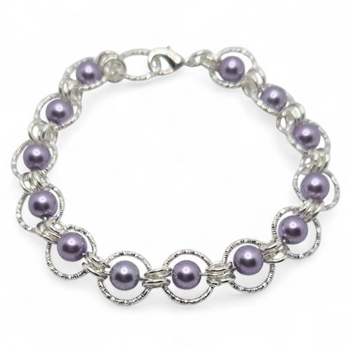 Melissa Ring Bracelets   Light Purple for jewellery making