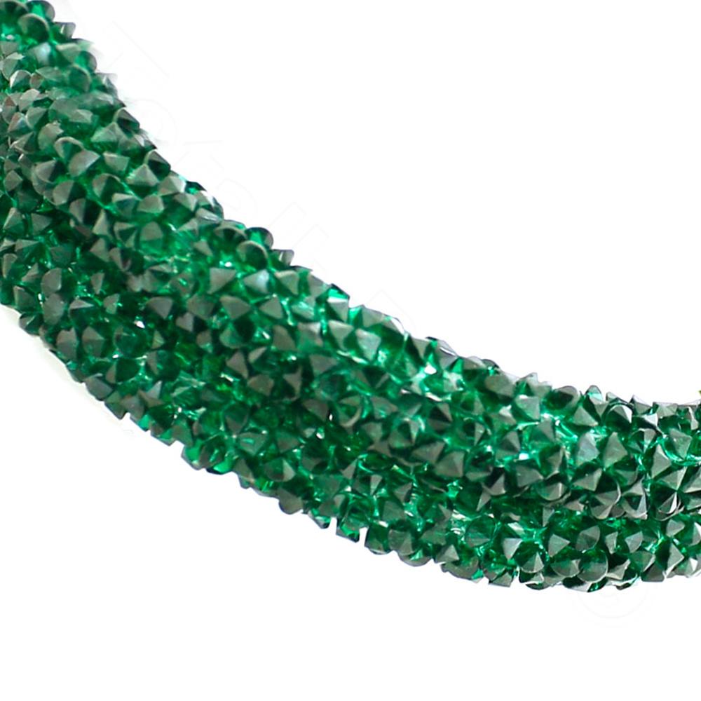 Diamond Tube - Emerald Green - 70 cm