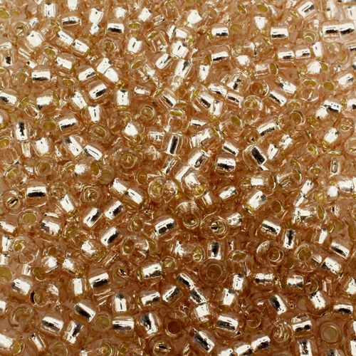 Toho Size 6 Seed Beads 10g   Silver Lined Rosaline 9mm for jewellery making