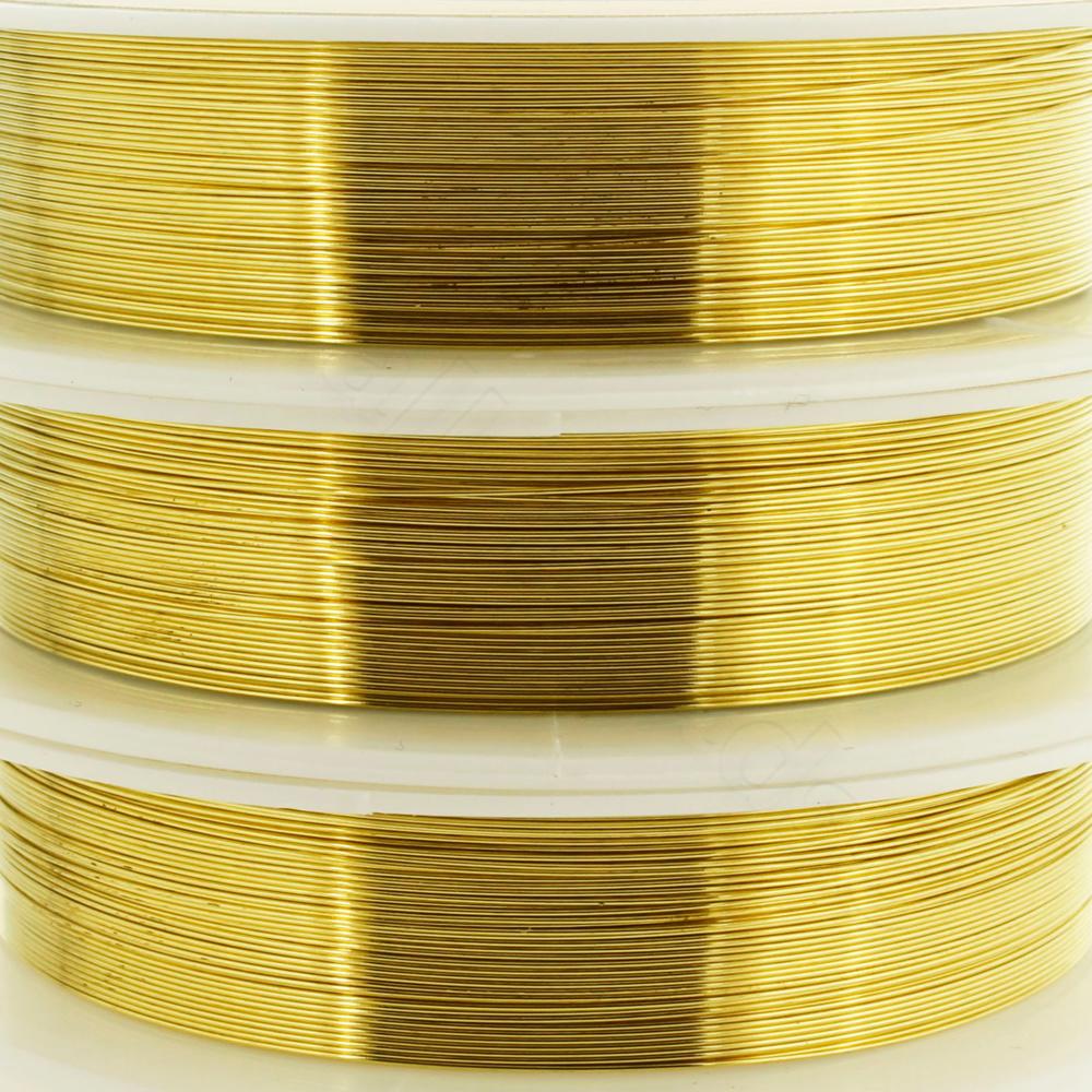 Beading Wire 0.3mm Gold (30m)