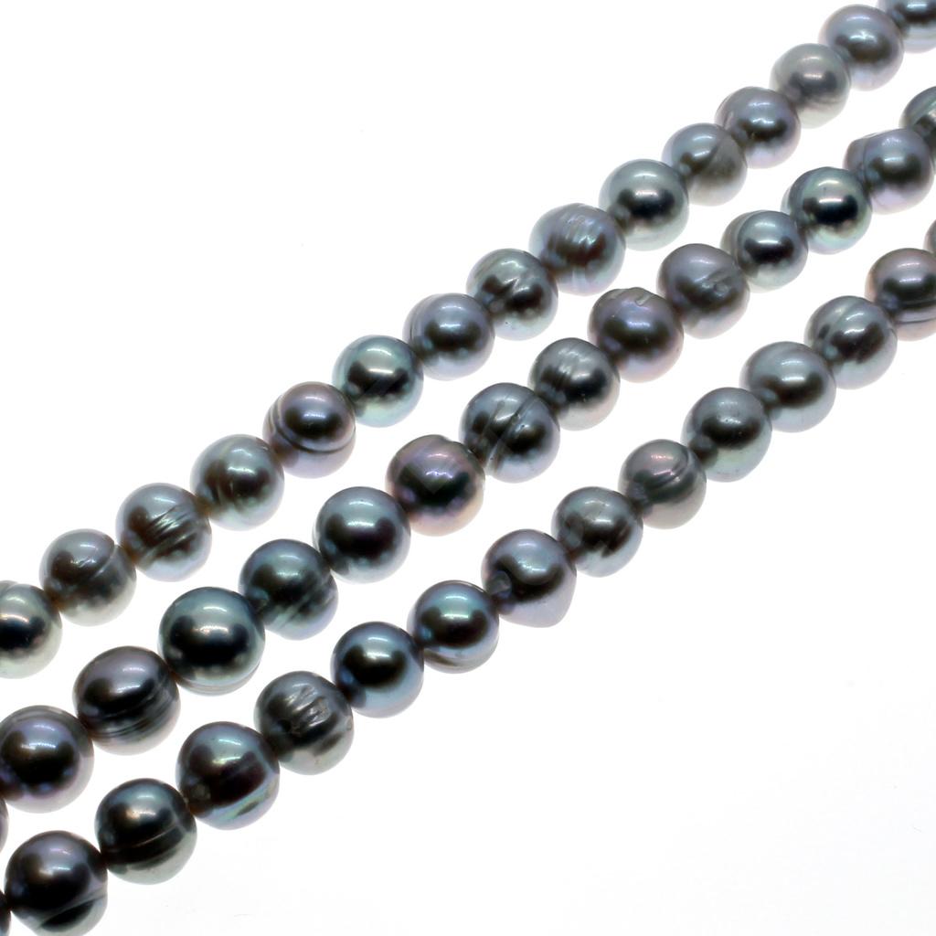 Freshwater Pearls 8-9mm Potato Silver - 14" String