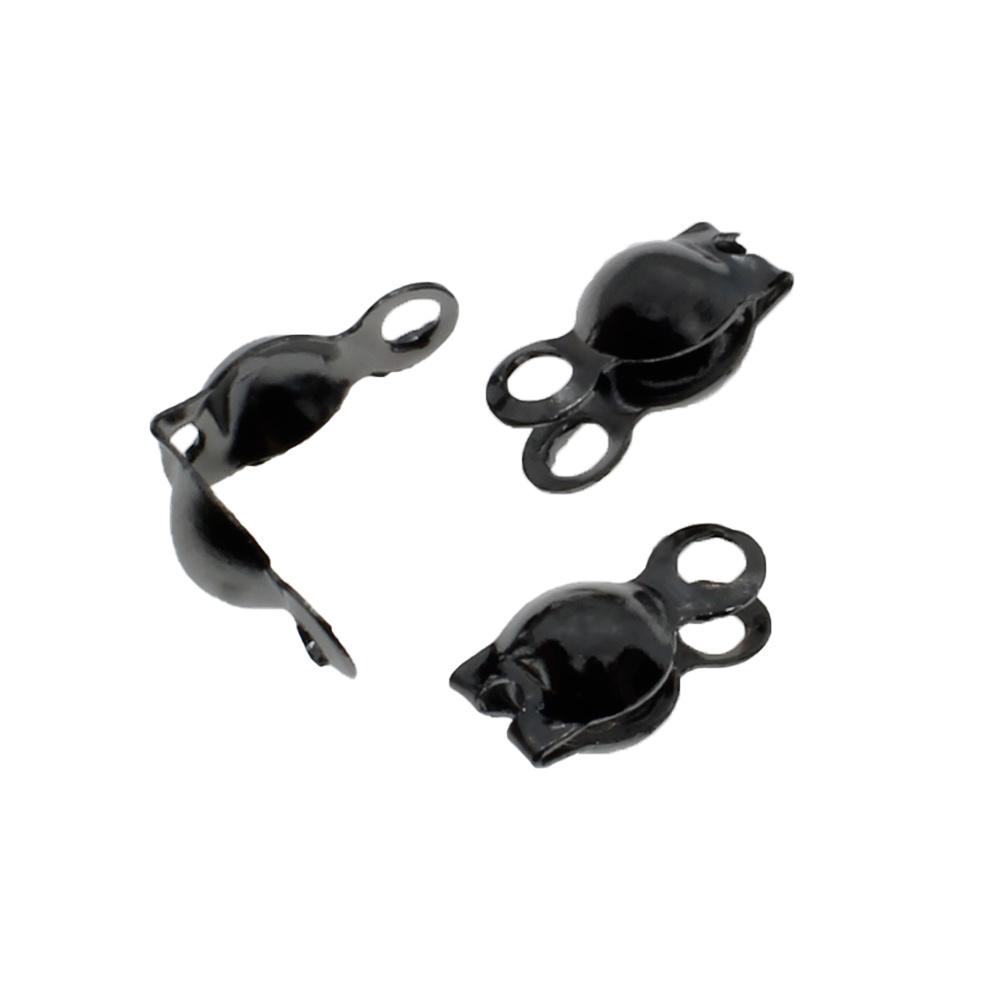 Calotte with Loop 50pcs  - Black Plated
