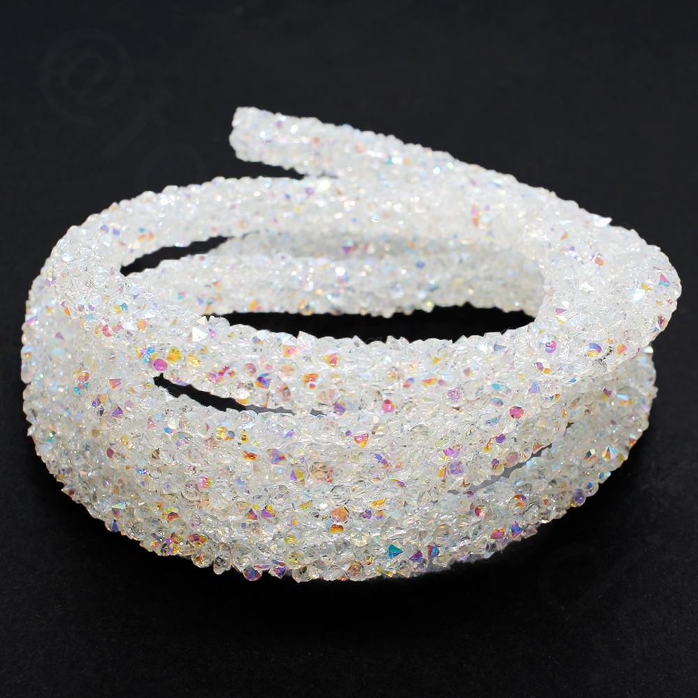 Diamond Tube Resin - Crystal AB 70 cm