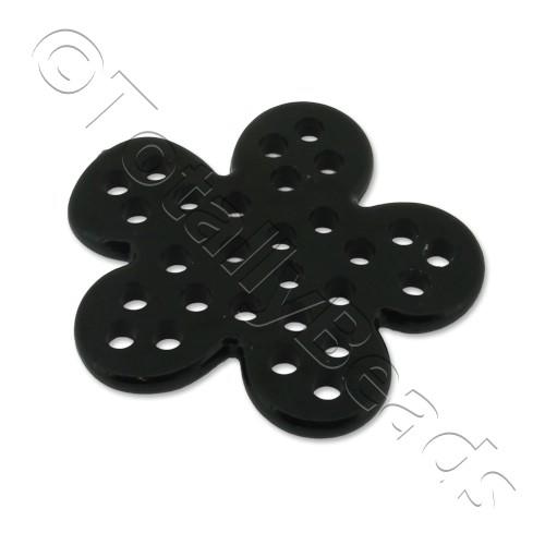 Sieve pendants - Flower Black