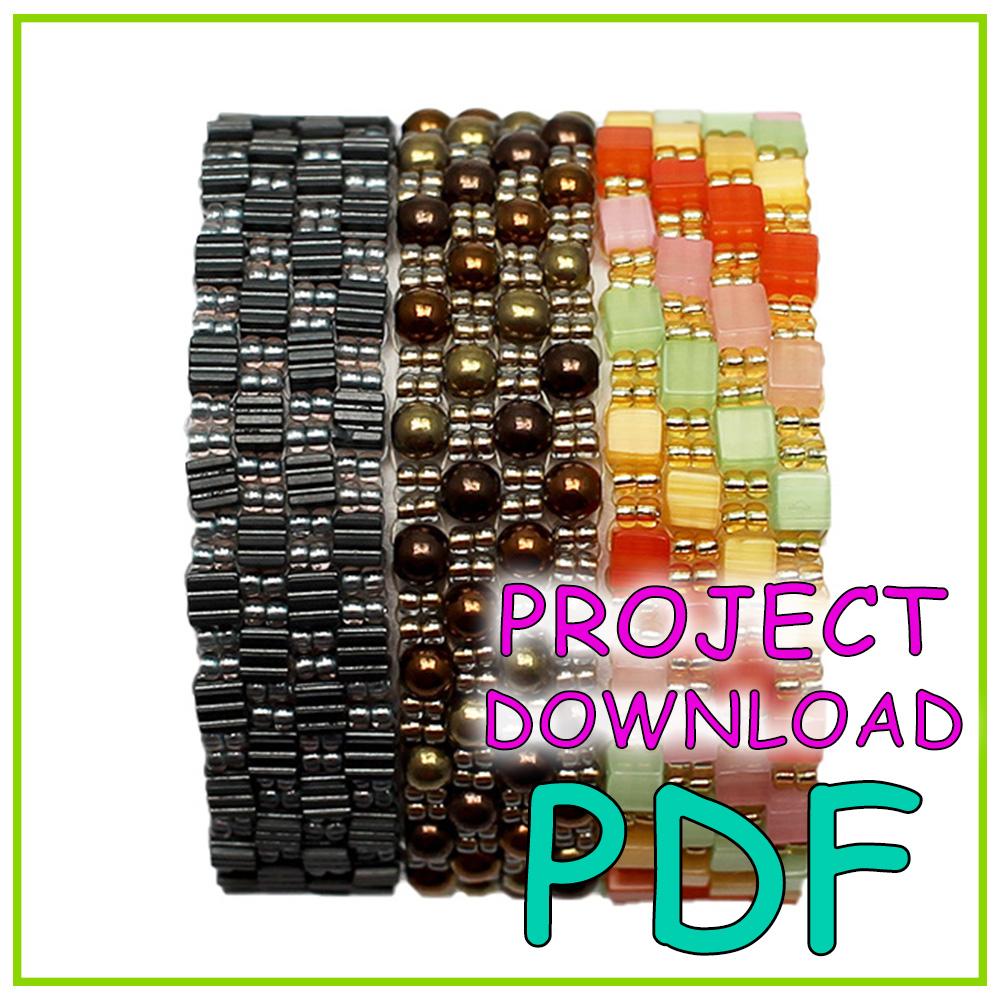 Double Drop Peyote Stitch - Download Instructions