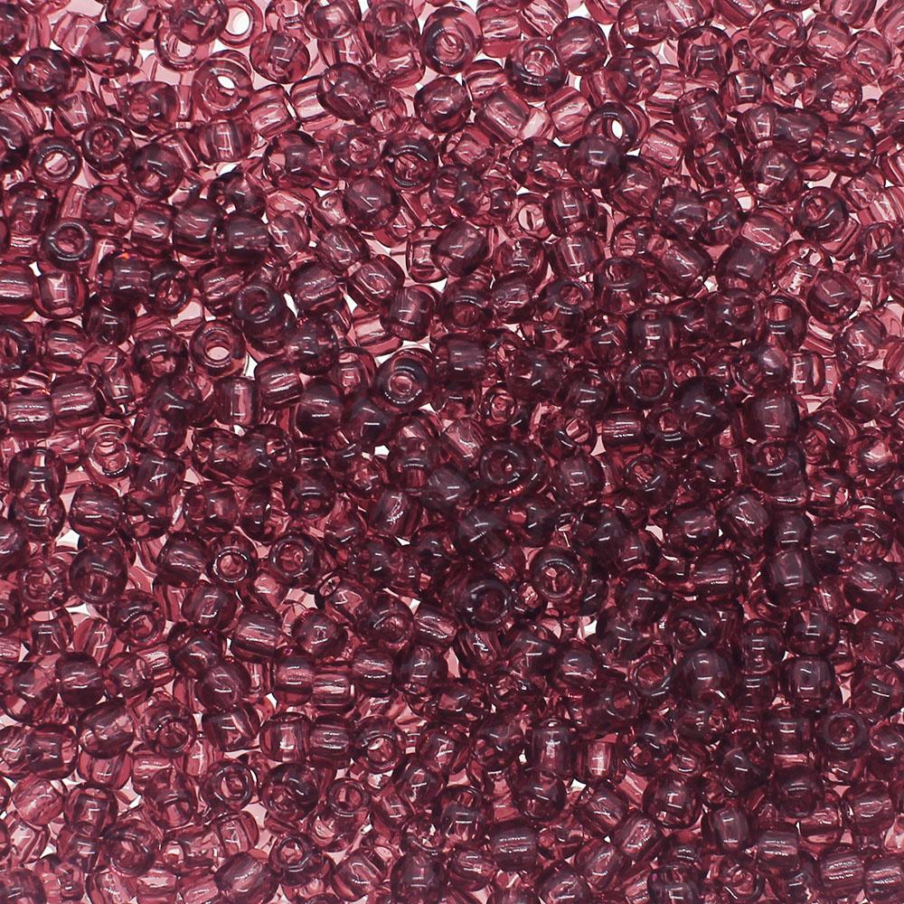 Toho Size 6 Seed Beads 10g - Trans Med Amethyst