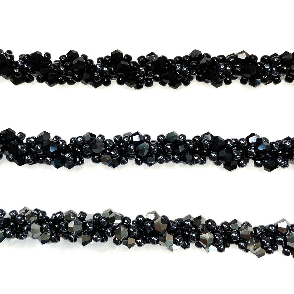 Selena Spiral Jewellery kit - Black Hematite