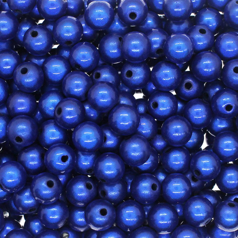 Miracle Beads - 8mm Round Royal Blue 50pcs