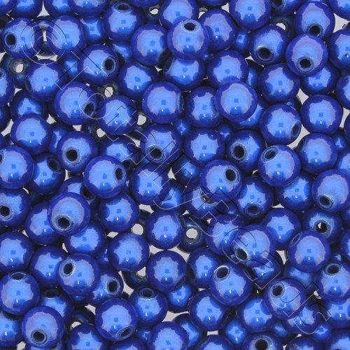 Miracle Beads - 5mm 80pcs Round Royal Blue