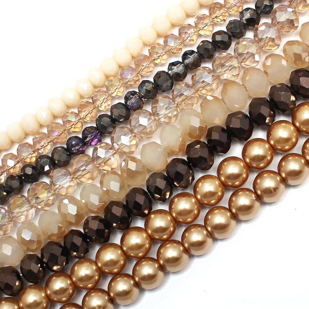 Crystal & Pearls bundle - Gold