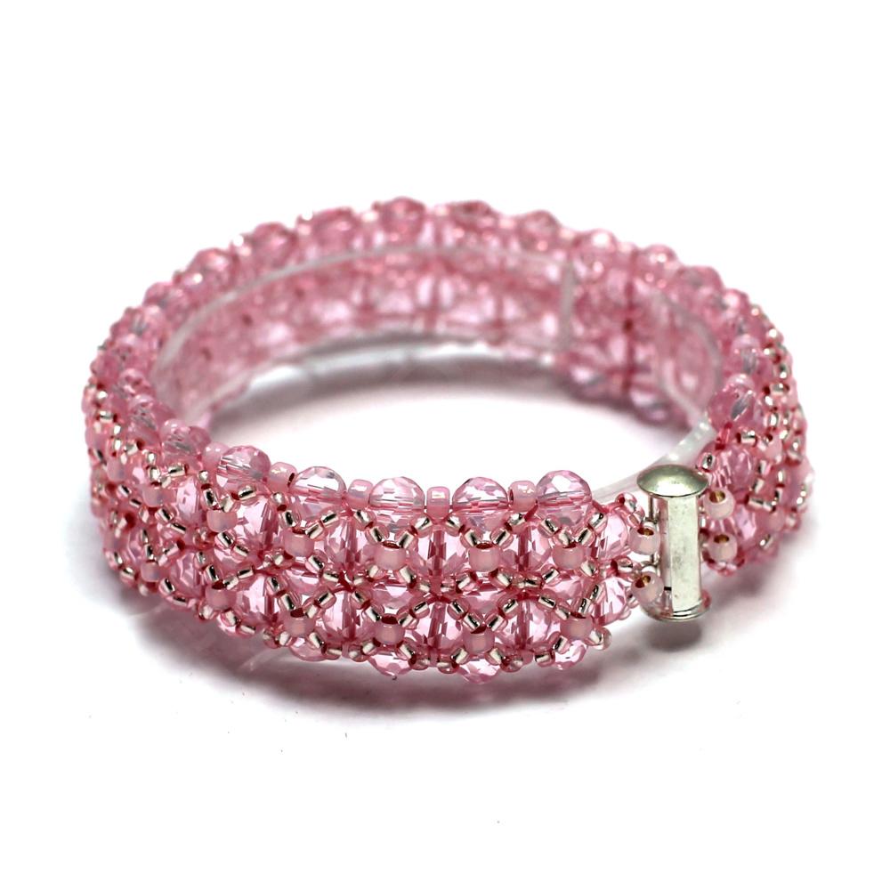 Lili Crystal Bracelet - Pink