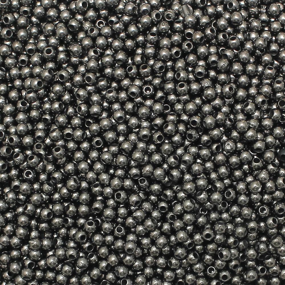 Acrylic Black Round Beads 3mm -3200pcs