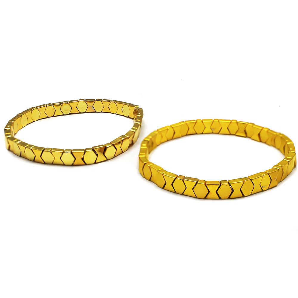 Hematite bracelet bundle - Gold
