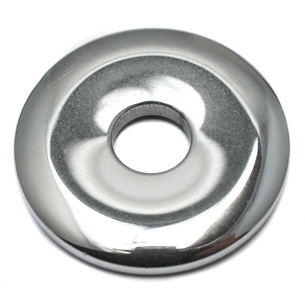 Hematite Coin 40mm - Silver Plated
