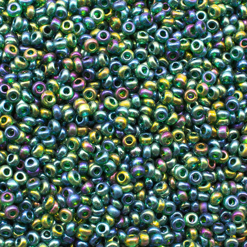 FGB Seed Beads Size 12 Met Peacock - 50g