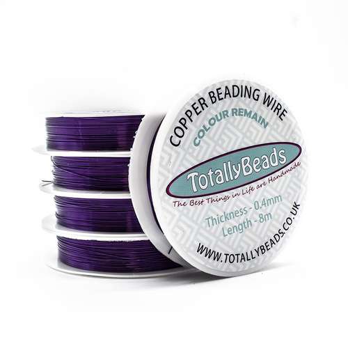 Copper Wire 0.4mm Purple (8m) CR