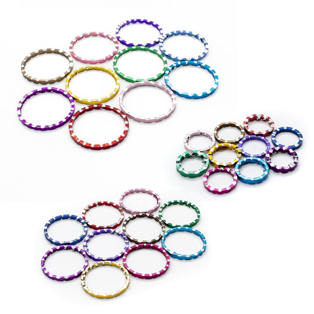 Aluminium Coloured Rings - 3 Size Bundle 300pcs