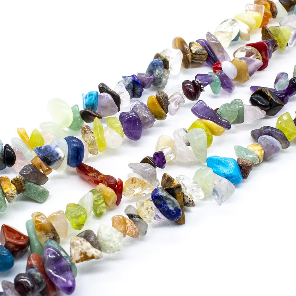 Gemstone Chips - Mixed Stones - 32" String