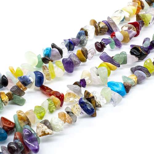 resin druzy bead mixed stones 32" string — sparkling cabochon-style stone ideal for jewelry making, pendants, and craft designs