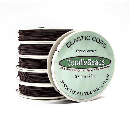 Elastic Cord Brown - 0.8mm - 20m