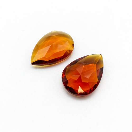 Glass Auburn Large Drop 29x20mm