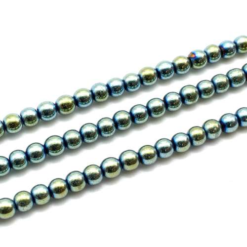 4mm hematite beads — for jewelry making, crafting, and beadwork projects