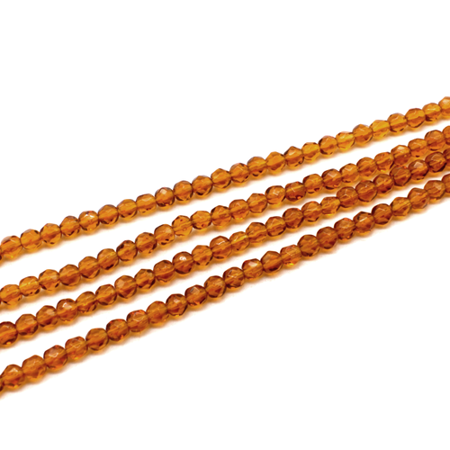 Facet Round - Lt Topaz 4mm