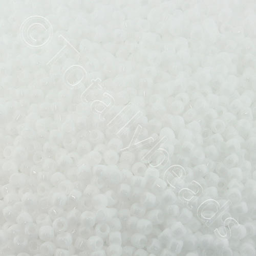 Toho Size 11 Seed Beads 10g - Opaque White