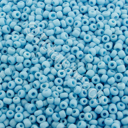 Seed Beads Opaque  Turquoise - Size 11 100g