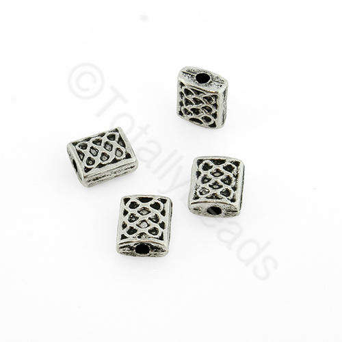 Antique Silver Bead 6x5mm 25pcs