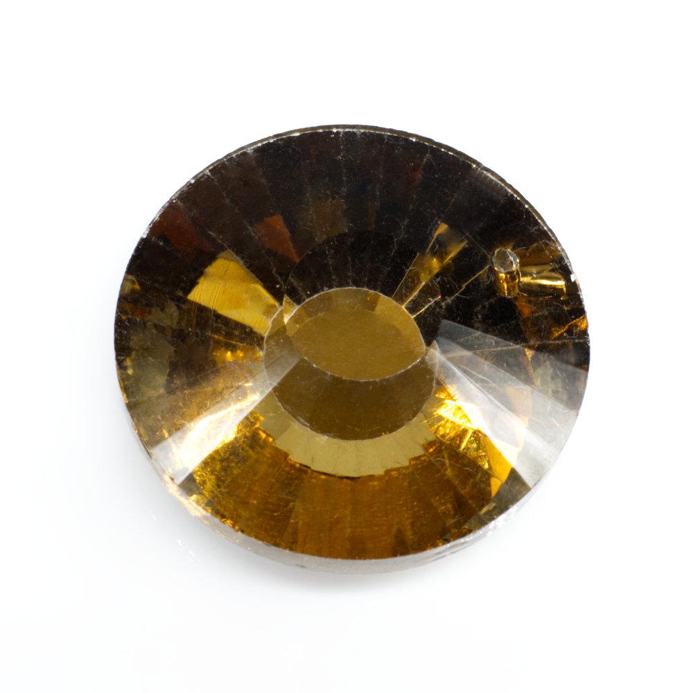 Glass Pendant Rivoli Disc 30mm - Champagne | Craft, hobby & jewellery ...