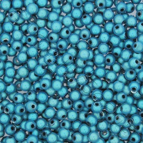 Miracle Beads - 4mm Round Turquoise 120pcs