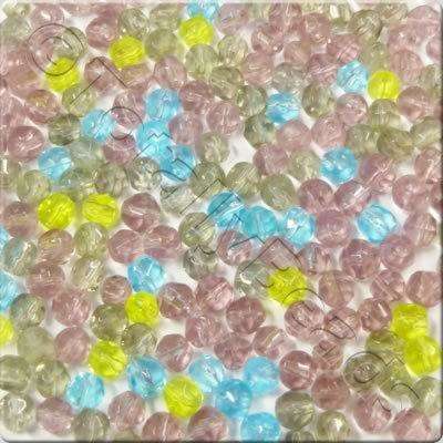 Bead Mix - 4mm Facet Round Mix2 - 50g