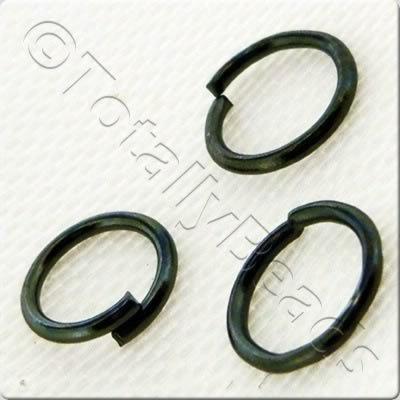 Jump Rings 6mm - Black Plated