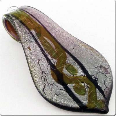 Lampwork Pendant - Drop 65mm - LPP41