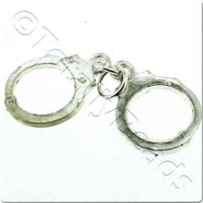 Tibetan Silver Charm - Hand Cuff 1set