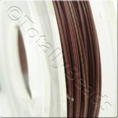 Tigertail Wire 0.45mm - Metallic Bronze - 10m