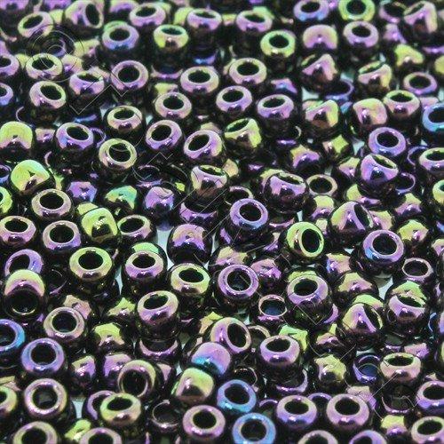 Toho Size 8 Seed Beads 10g - Metallic Iris Purple