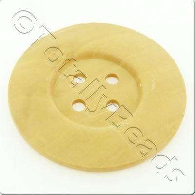 Wooden Button 60mm - Natutal