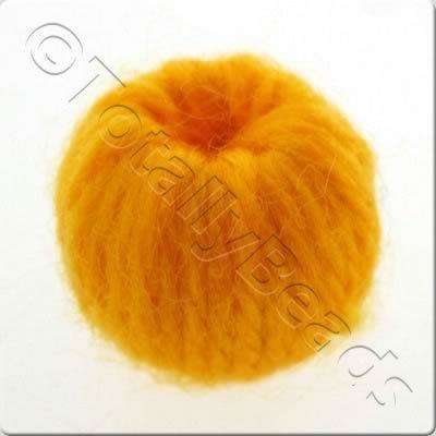 Wool Bead 22mm - Light Orange