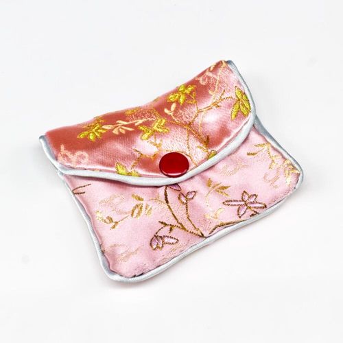 Silky Jewellery Embroidered Purse 3" #1 80 x 65mm for jewellery making