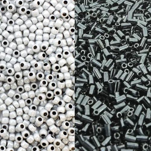 Primrose Bauble Zoom 27/6 hematite jewelry making kit — DIY set with beads and instructions for creating handmade jewelry