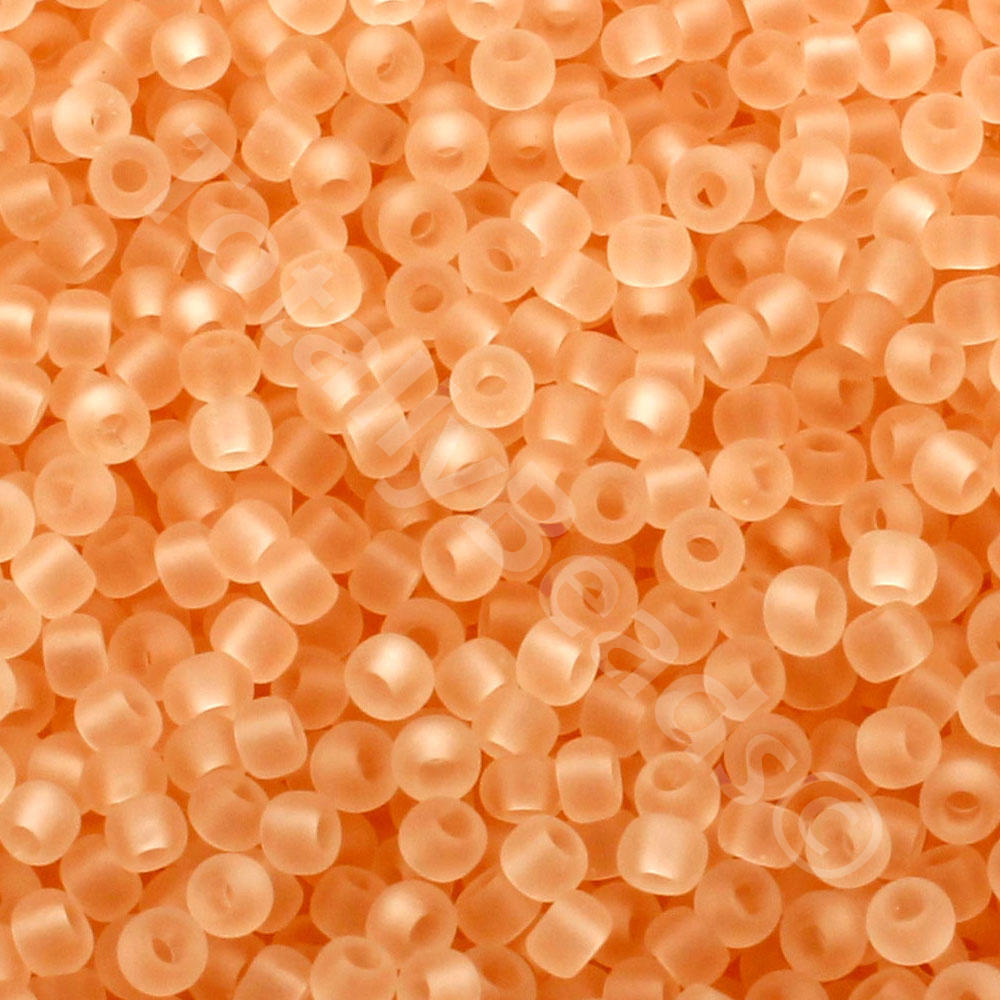 Toho Size 11 Seed Beads 10g - Trans Frost Rosaline
