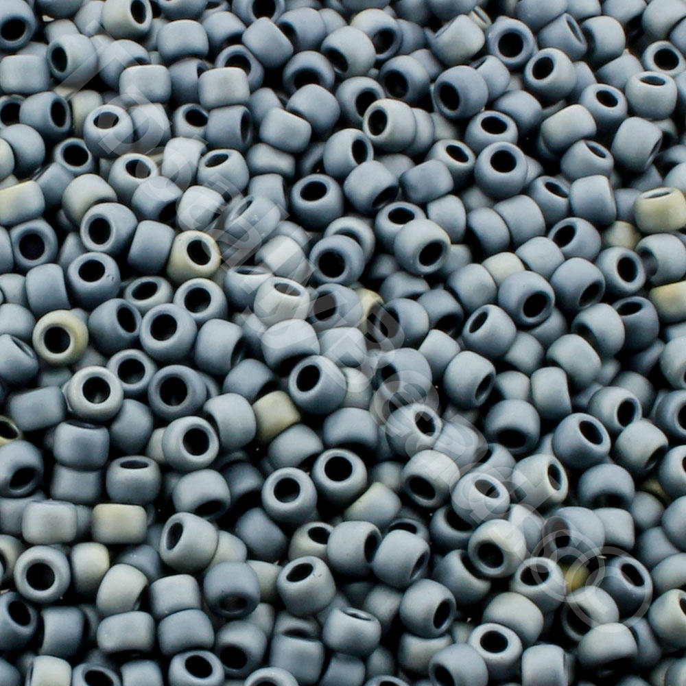 Toho Size 8 Seed Beads 10g -  Mat Gun Metal