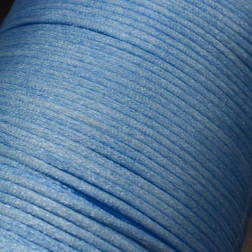 Rattail Cord 2mm 5 metres   Baby Blue for jewellery making