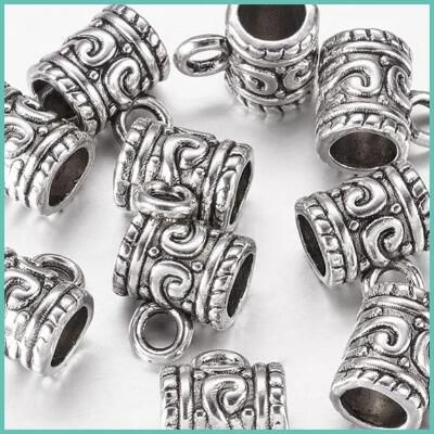 TIBETAN SILVER METAL SPACER BEADS