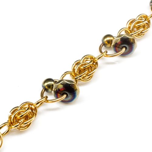 BC 2023 WK 29: Sweet Pea   Champagne Gold 4mm for jewellery making